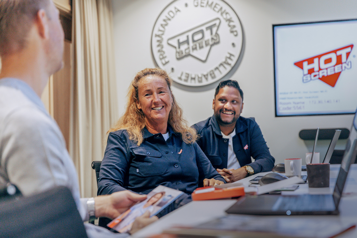 Medarbetare på möte